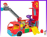 Игровой набор Пожарная машина-трансформер, игровой набор в подарок ребенку CoComelon