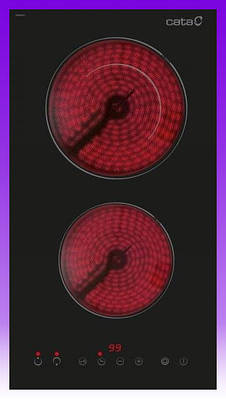 Cata Варильна поверхня електрична склокерамічна, 30см, TD 3002 BK, чорний - | Ну купи :) |