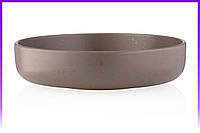 ARDESTO Тарелка суповая Trento, 21,5 см, серая, керамика - | Ну купи :) |