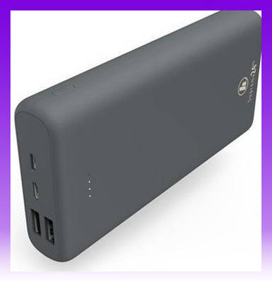 HAMA Портативний зарядний пристрій Power Bank Supreme 20HD 20000 mAh Grey - | Ну купи :) |