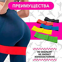 Спортивна гумка для ніг Fit Simplify, Еспандер стрічковий гумка для фітнесу, Еспандер TO-670 гумка фітнес