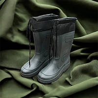 Гумове чоловіче взуття для риболовлі 44 розмір (29см), Чоботи чоловічі для риболовлі, Гумове GJ-406 рибальське взуття