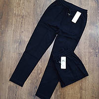 Женские вельветовые брюки со стрелками на резинке "ИРИНА" Art: 9518 2XL(48-50)Черные