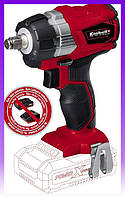 Einhell Гайкокрут ударный TP-CW 18 Li BL - Solo акум., PXC, 18В, 215 Нм, безщетк., квадрат, 1.1 кг (без АКБ и