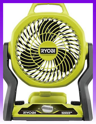 Ryobi Вентилятор акумуляторний ONE+ RF18-0 WHISPER™, 18В, (без АКБ та ЗП) - | Ну купи :) |