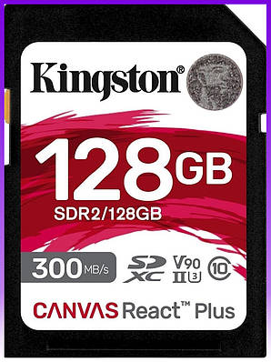 Kingston Карта пам'яті 128GB SDXC C10 UHS-II U3 R300/W260MB/s - | Ну купи :) |