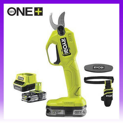 Ryobi Секатор Ryobi RY18SCA-115P 5133005563, акумуляторний ONE+, 18В, АКБ 1.5 Ач, до 25 мм, з кобурою та - | Ну купи :) |