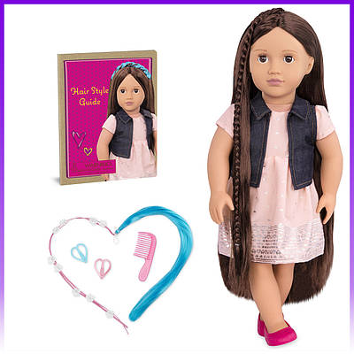 Our Generation Лялька Кейлін (46 см) з волоссям що росте, брюнетка - | Ну купи :) |