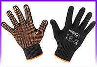 Neo Tools 97-620-8 Перчатки рабочие, хлопок и полиэстер, пунктир, 8" - | Ну купи :) |