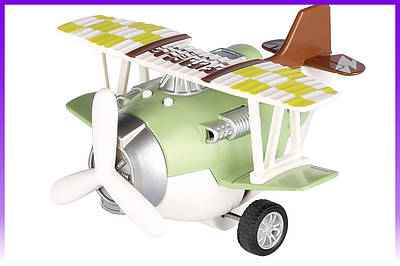 Same Toy Літак металевий інерційний Aircraft зі світлом і звуком (зелений) - | Ну купи :) |