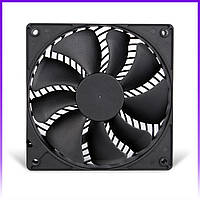 SilverStone Корпусный вентилятор Air Penetrator AP120I-PRO 120мм, 2000rpm, 4pinPWM, 38.9dBa, черный - | Ну