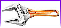 Neo Tools 03-021 Ключ разводной короткий кованный 156 мм, рабочий диапазон 0-43 мм - | Ну купи :) |