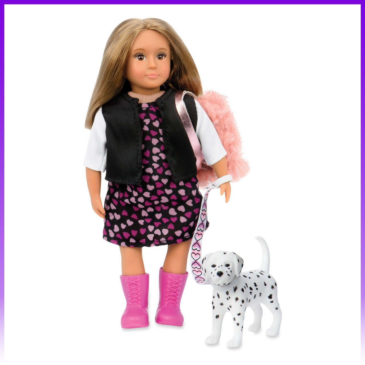 LORI Лялька (15 см) Гіа з собакою Далматинець - | Ну купи :) |