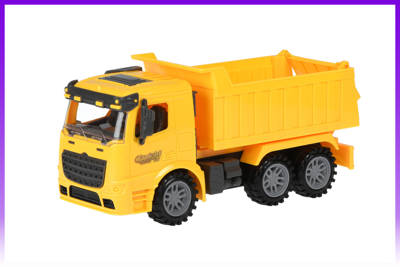 Same Toy Машинка інерційна Truck Самоскид (жовтий) - | Ну купи :) |