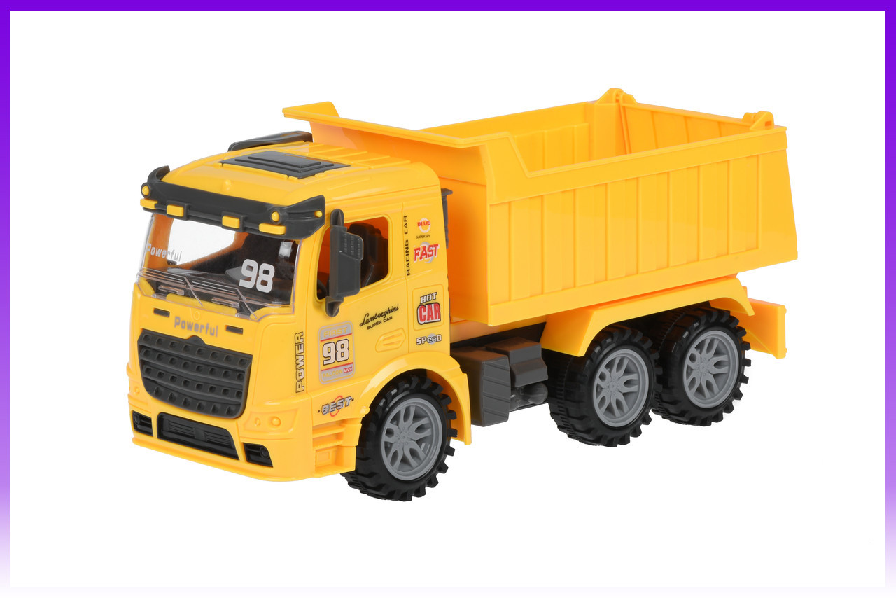 Same Toy Машинка інерційна Truck Самоскид (жовтий)