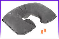 Wenger Подушка надувная Inflatable Neck Pillow, серая - | Ну купи :) |