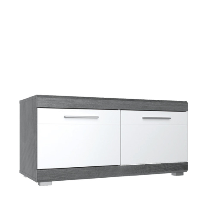 Закрита стильна тумба для взуття в передпокій коридор 90 см Флорес Сокме