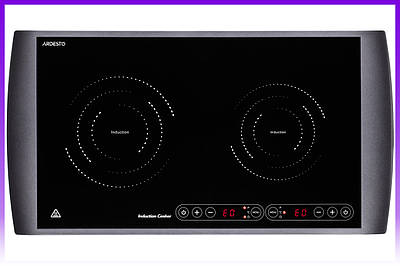 ARDESTO Плитка настільна індукційна , комф. - 2, горизон., 1.3+1.6Вт, управл - сенсор, таймер, чорний - | Ну