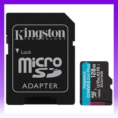 Kingston Карта пам'яті microSD 128GB C10 UHS-I U3 A2 R170/W90MB/s + SD - | Ну купи :) |