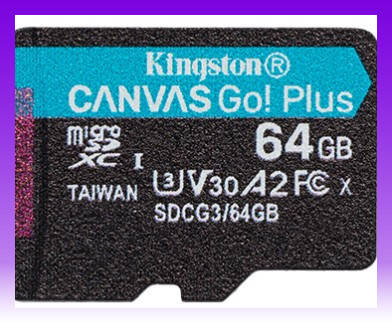 Kingston Карта пам'яті microSD 64GB C10 UHS-I U3 A2 R170/W70MB/s - | Ну купи :) |