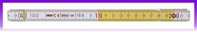 Neo Tools 74-020 Метр складний дерев'яний 2 м, бiло-жовтий - | Ну купи :) |