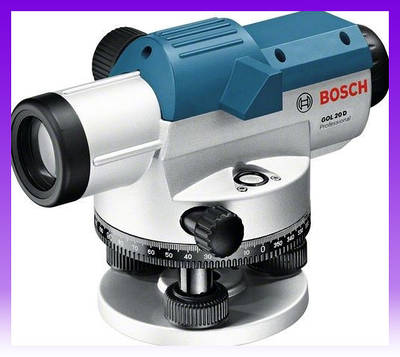 Bosch Нівелір оптичний Bosch GOL 20D, до 60м, ±3.0мм/30м, зум х20, 1.5кг - | Ну купи :) |