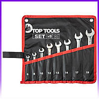 Top Tools Ключи гаечные, набор 8ед., комбинированные, 6-19 мм - | Ну купи :) |