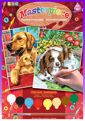 Sequin Art Набір для творчості PAINTING BY NUMBERS JUNIOR-PAIRS Собаки - | Ну купи :) |