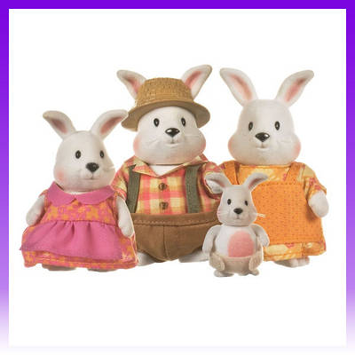 Li`l Woodzeez Набір фігурок - Сім'я Кроликів - | Ну купи :) |