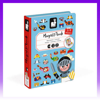 Janod Магнітна книга - Наряди для хлопчика - | Ну купи :) |