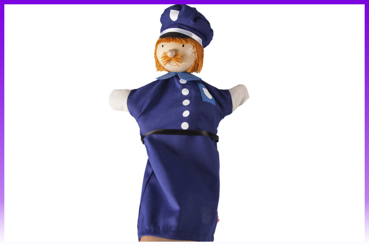 Goki Лялька-рукавичка - Поліцейський - | Ну купи :) |