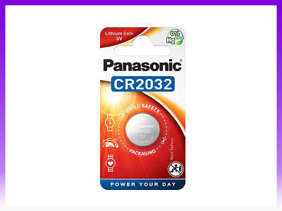 Батарейка літієва, економічні батарейки Panasonic CR2032 блістер, 1 шт. - | Ну купи :) |