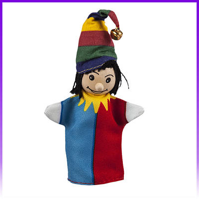 Goki Лялька для пальчикового театру — Клоун - | Ну купи :) |