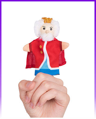 Goki Лялька для пальчикового театру — Король - | Ну купи :) |
