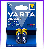 Батарейки в пульт, батарейки для часов, батарейки для фонарика VARTA LONGLIFE Power 2 шт. - | Ну купи :) |