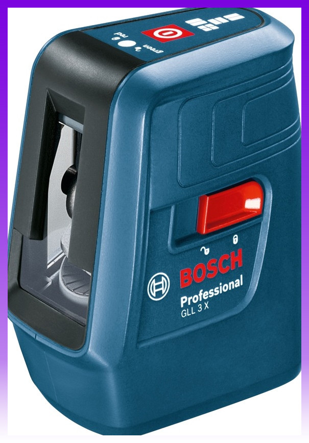 Bosch Нівелір лазерний GLL 3 X, до 15м, ±0.5мм/м, 0.5кг - | Ну купи :) |