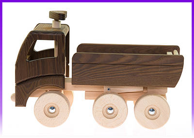 Goki Машинка дерев'яна Самоскид (натуральний) - | Ну купи :) |