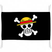 Флаг Anime logo One Piece skull pirate