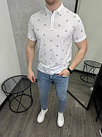 Мужская футболка поло Calvin Klein H4361 белая