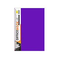 Блокнот А4 Апельсин АП-1502 80 листов пружина сбоку Фиолетовый PZ, код: 8334684