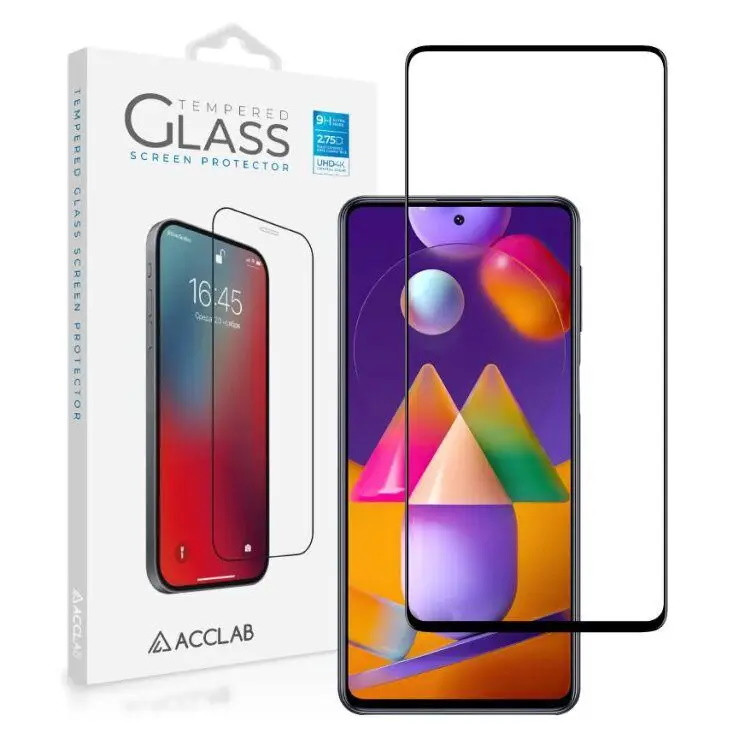 Samsung A15 A155/A25 A255/M15 M156 Захисне скло ACCLAB Full Glue Black коробка