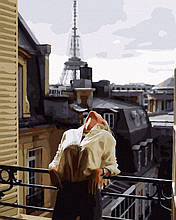 ANG075 Картина за номерами Краса в Парижі 40 х 50 см, Без коробки