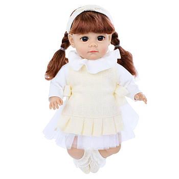 Музична м'яконабивна лялька Меланія Limo Toy 34 см M 5758 I UA озвучена українською мовою