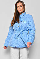Куртка женская демисезонная голубого цвета 177059L