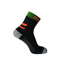 Водонепроницаемые носки DexShell Running S с оранжевыми полосками DS645BORS