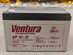 Акумулятор Ventura GP 12-12 мульти гелевий 12 Ah AGM для безперебійника UPS ДБЖ котла АКБ