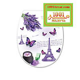 Пластикове сидіння з кришкою для унітазу "Черепашка з жемчуженой", фото 7