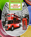 Пластикове сидіння з кришкою для унітазу "Черепашка з жемчуженой", фото 8