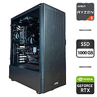 Новий ігровий ПК A-Data XPG Valor Mesh C Black Tower / AMD Ryzen 5 7500F (6 (12) ядра по 3.7 - 5.0 GHz) / 32