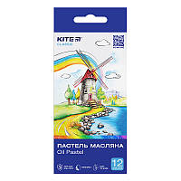 Пастель масляная 12 цветов Classic Kite K-071